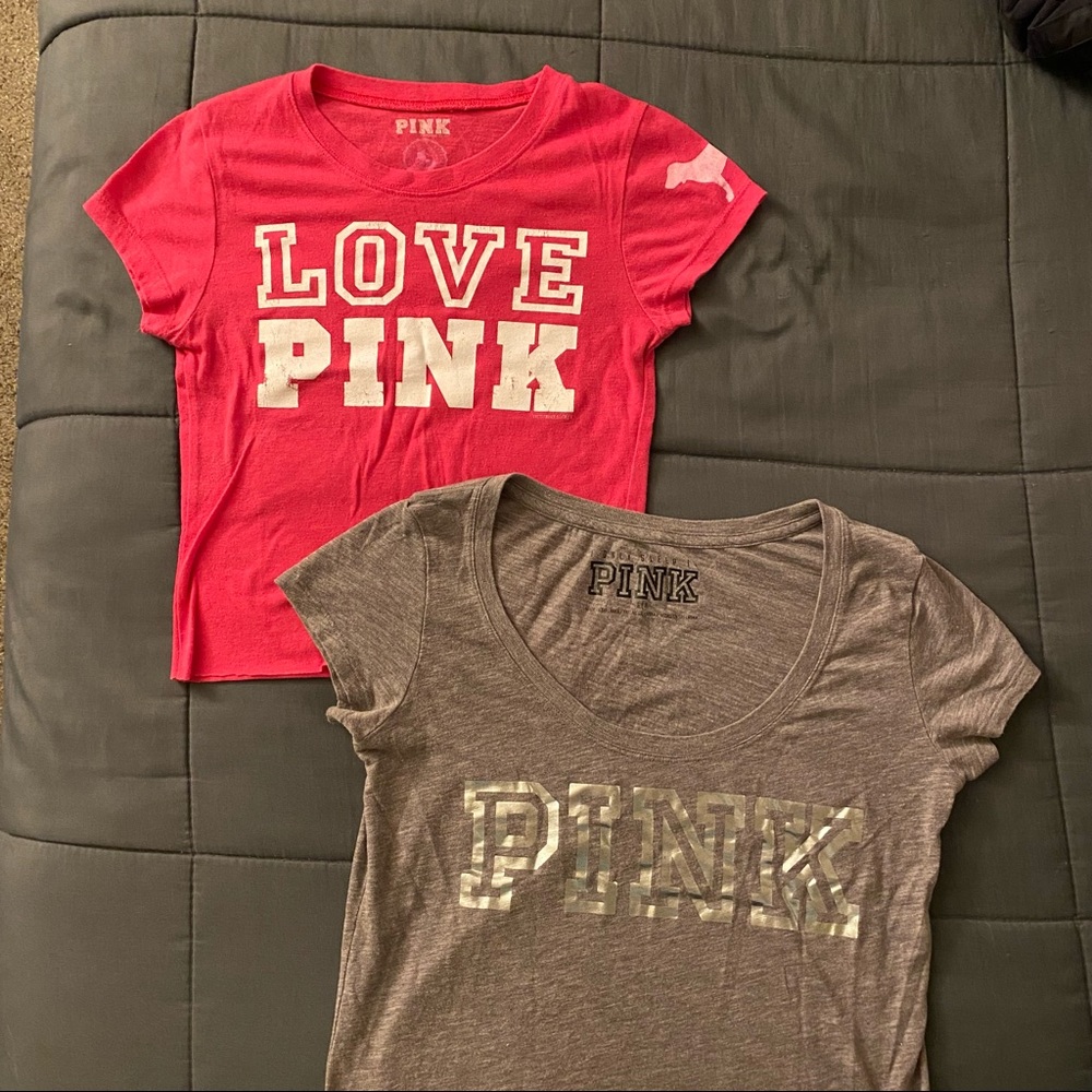VS PINK Cropped T-shirts